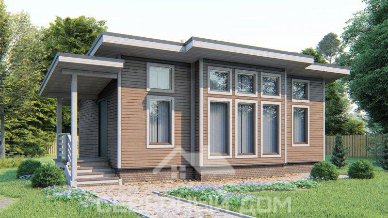 Проект каркасного дома Истра 43