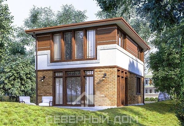 Проект каркасного дома Леон 100
