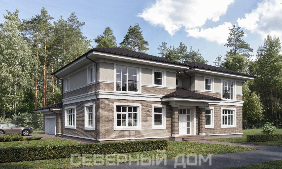 Проект каркасного дома Классик 210 БГ